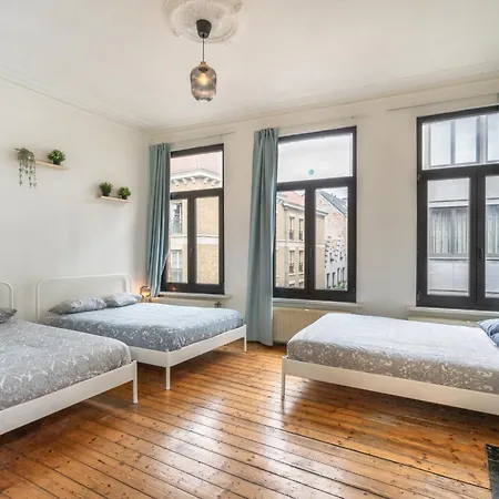 Large Authentic Antwerp Apartments Exterior photo